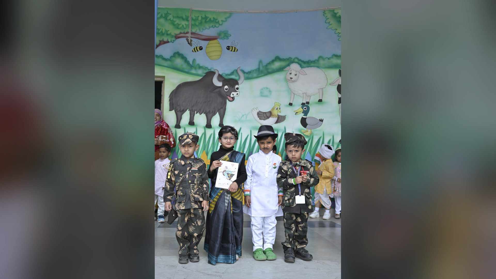 Children in fancy dress costumes